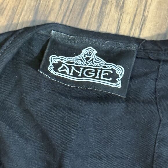 Angie Tank Women’s Large Heavy Beaded Black Sequined - Picture 2 of 6